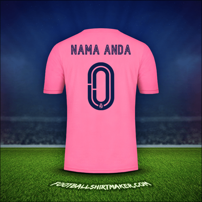 Jersey Real Madrid CF Cup 2020/21 Alternatif -  nama anda - 0