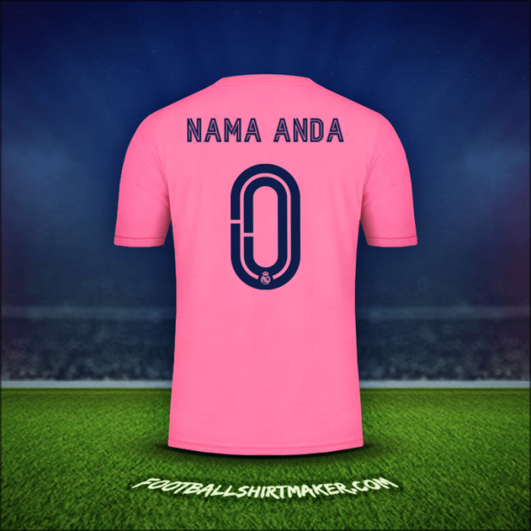 Jersey Real Madrid CF Cup 2020/21 Alternatif -  nama anda - 0