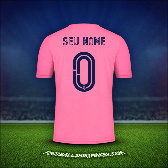 Camisa Real Madrid CF Cup 2020/21 Alternativa -  seu nome - 0