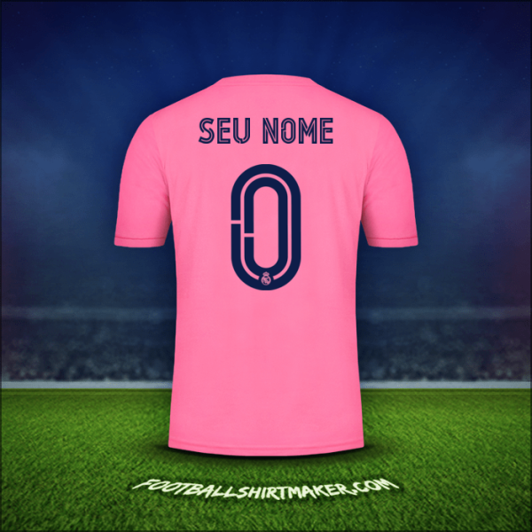 Camisa Real Madrid CF Cup 2020/21 Alternativa -  seu nome - 0