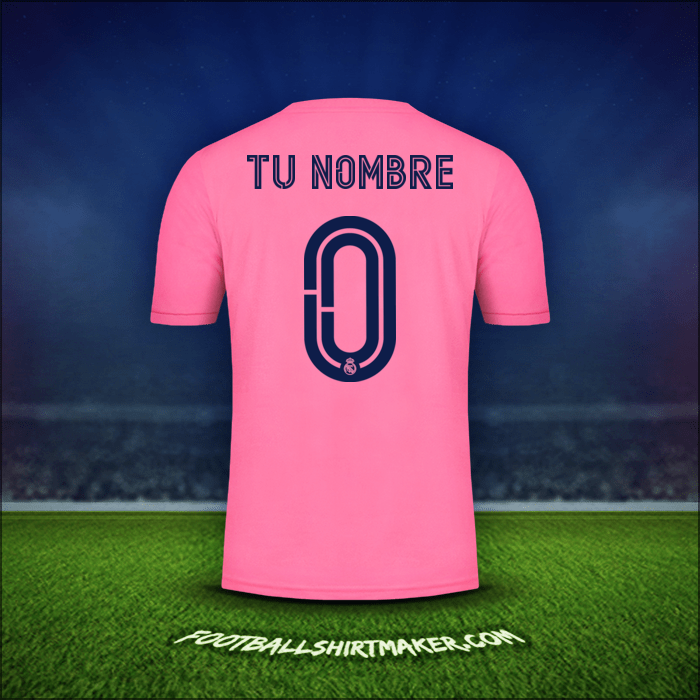 Jersey Real Madrid CF Cup 2020/21 Visita -  tu nombre - 0