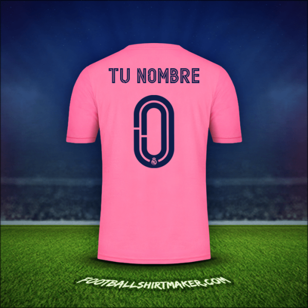 Jersey Real Madrid CF Cup 2020/21 Visita -  tu nombre - 0