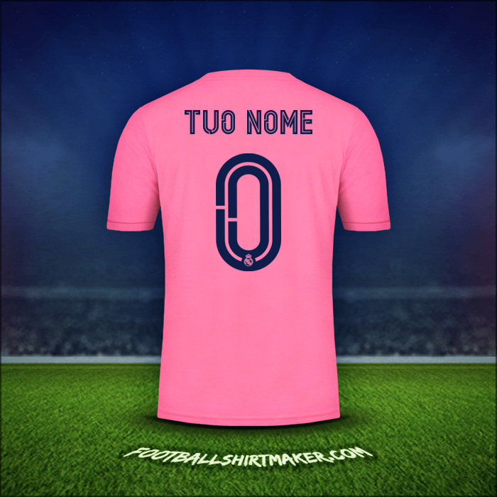 Maglia Real Madrid CF Cup 2020/21 Seconda -  tuo nome - 0