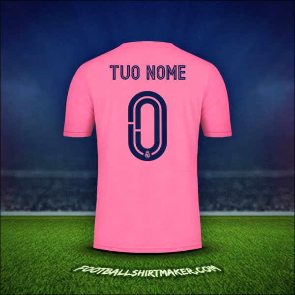 Maglia Real Madrid CF Cup 2020/21 Seconda -  tuo nome - 0