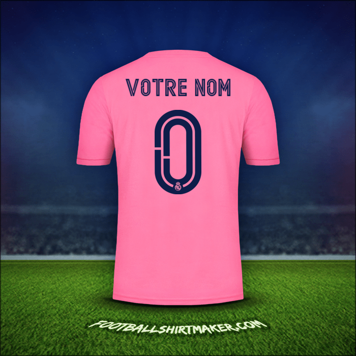 Maillot Real Madrid CF Cup 2020/21 Extérieur -  votre nom - 0