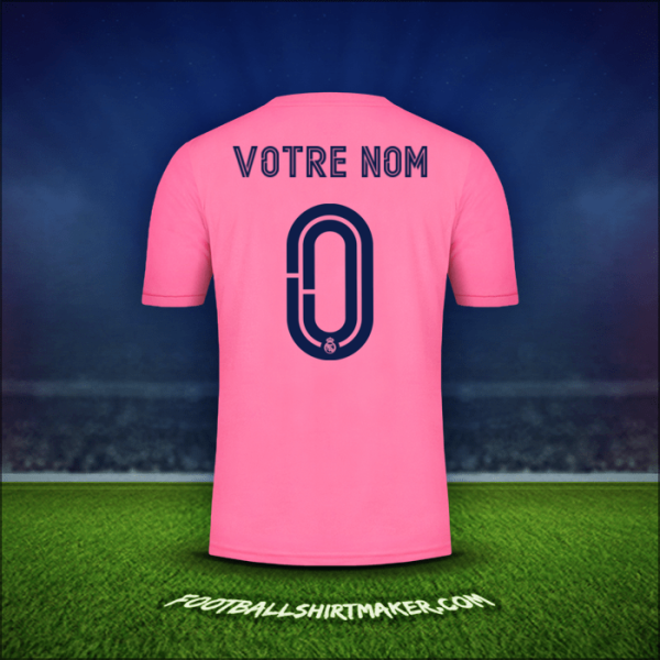 Maillot Real Madrid CF Cup 2020/21 Extérieur -  votre nom - 0
