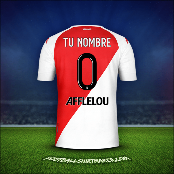Camiseta As Monaco 2020/21 -  tu nombre - 0