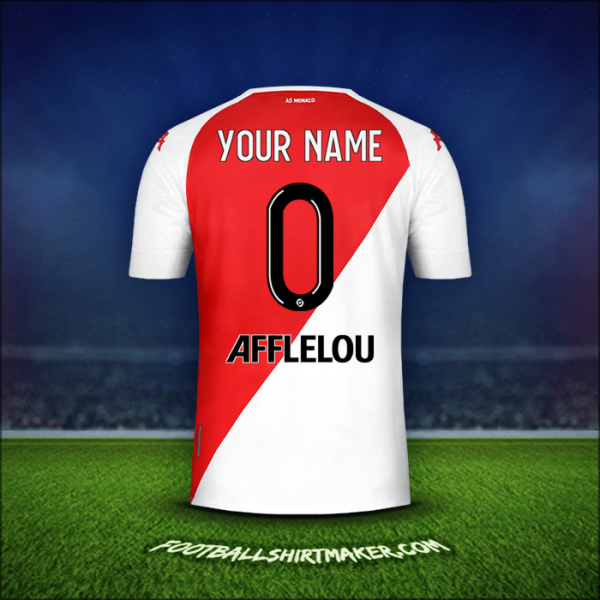 Jersey As Monaco 2020/21 -  your name - 0