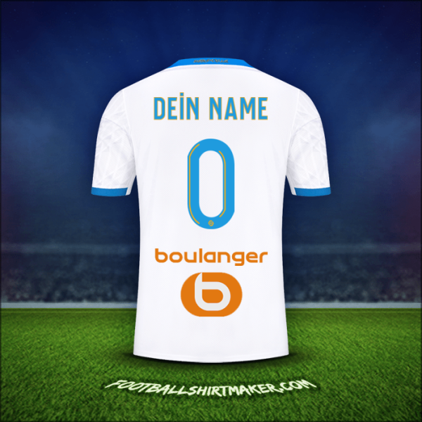 Trikot Olympique de Marseille 2020/21 -  dein name - 0