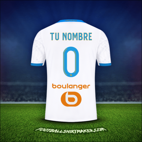 Camiseta Olympique de Marseille 2020/21 -  tu nombre - 0