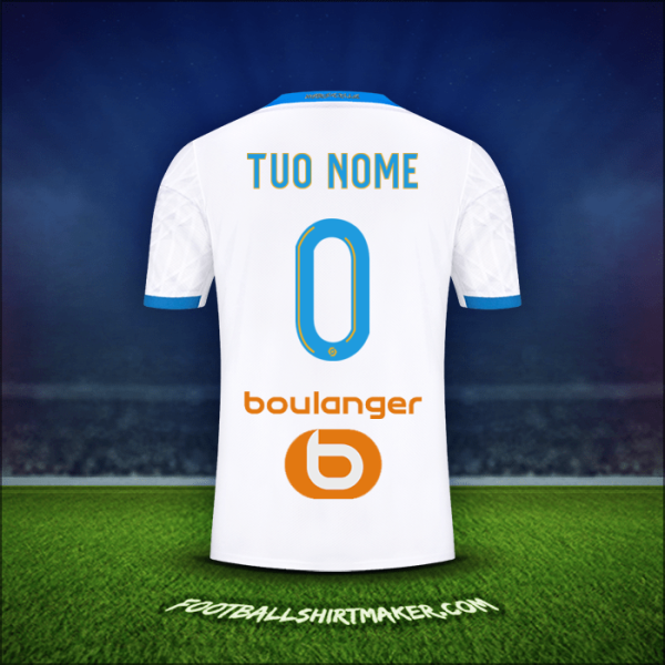 Maglia Olympique de Marseille 2020/21 -  tuo nome - 0