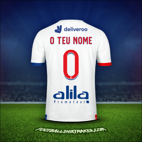 Camisola Olympique Lyon 2020/21 -  o teu nome - 0