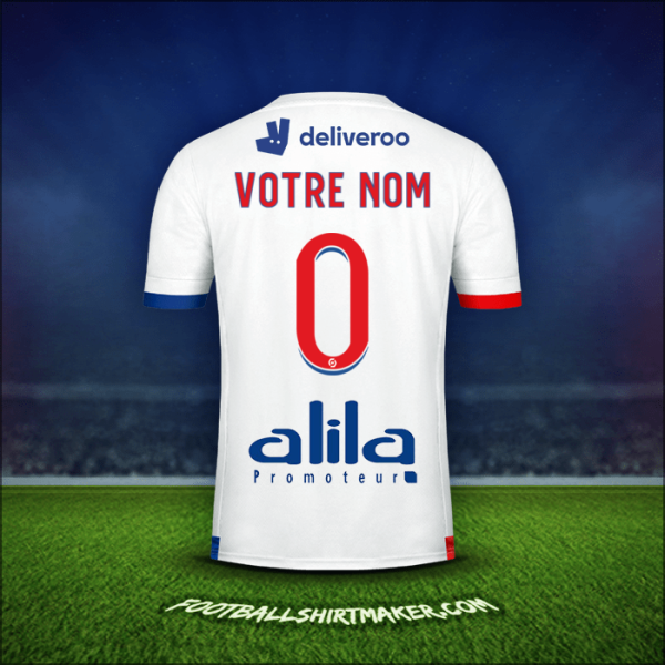 Maillot Olympique Lyon 2020/21 -  votre nom - 0