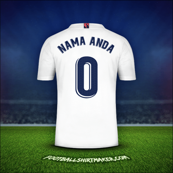 Jersey Real Madrid CF 2020/21 -  nama anda - 0
