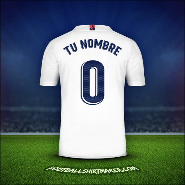Jersey Real Madrid CF 2020/21 -  tu nombre - 0