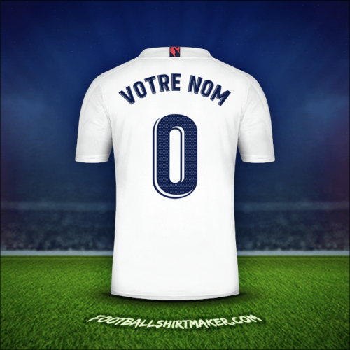 Maillot Real Madrid CF 2020/21 -  votre nom - 0