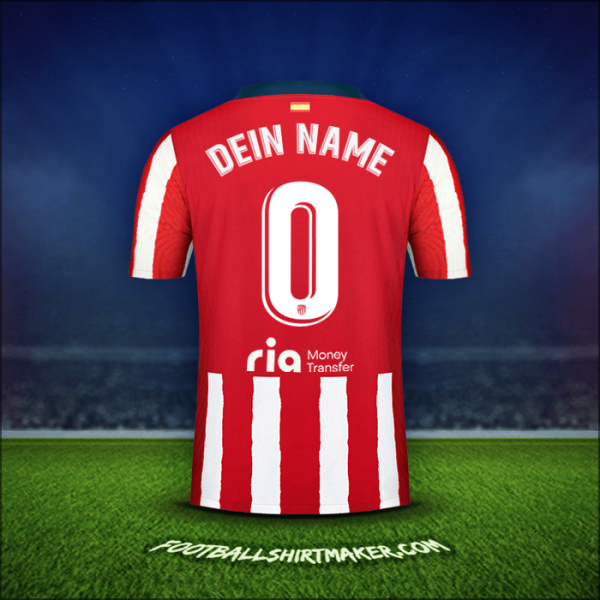 Trikot Atletico Madrid 2020/21 -  dein name - 0