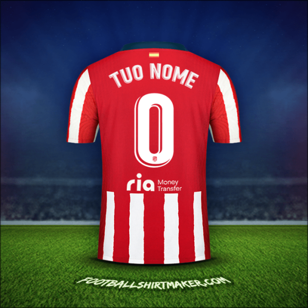 Maglia Atletico Madrid 2020/21 -  tuo nome - 0