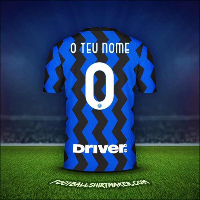 Camisola Inter 2020/21 -  o teu nome - 0
