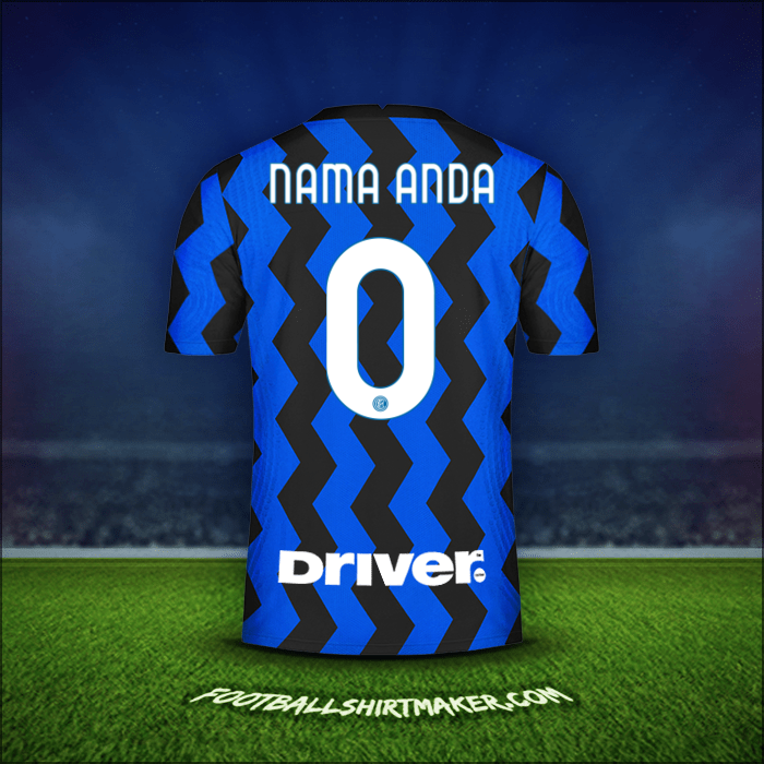 Jersey Inter 2020/21 -  nama anda - 0