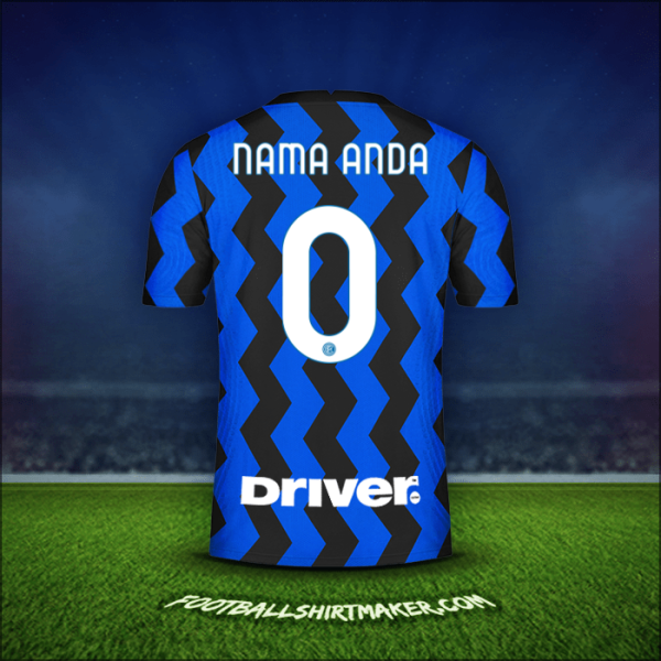 Jersey Inter 2020/21 -  nama anda - 0