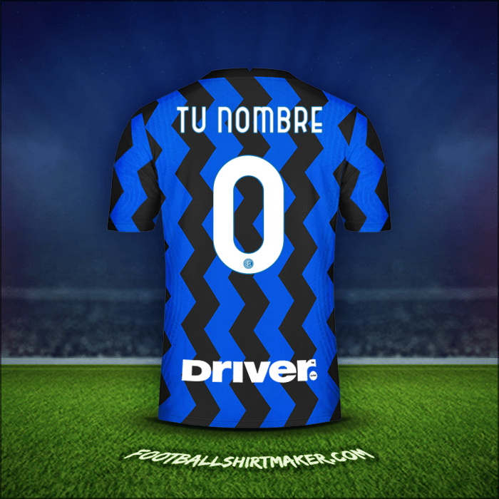 Camiseta Inter 2020/21 -  tu nombre - 0
