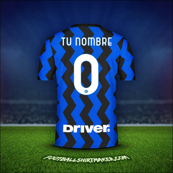 Camiseta Inter 2020/21 -  tu nombre - 0