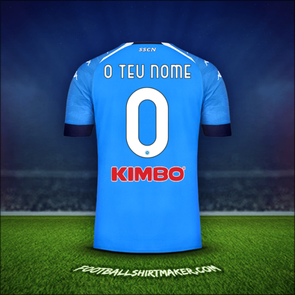 Camisola SSC Napoli 2020/21 -  o teu nome - 0