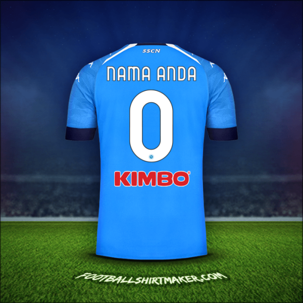 Jersey SSC Napoli 2020/21 -  nama anda - 0