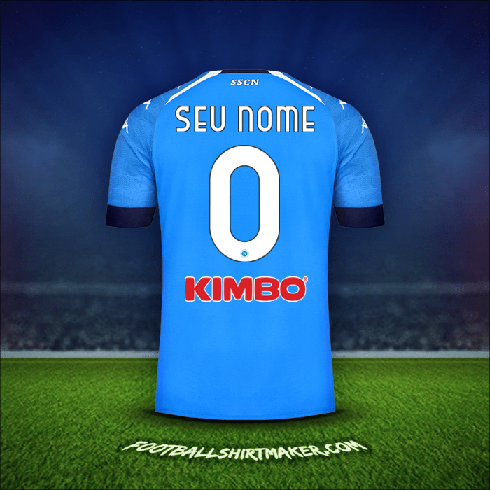 Camisa SSC Napoli 2020/21 -  seu nome - 0