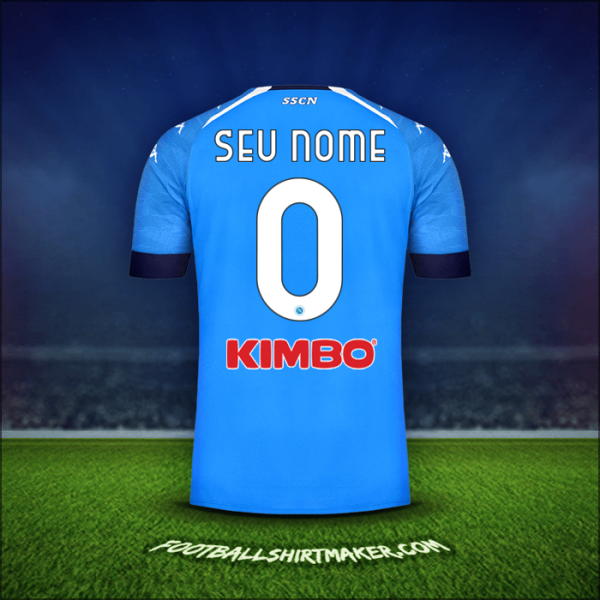 Camisa SSC Napoli 2020/21 -  seu nome - 0