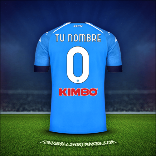 Camiseta SSC Napoli 2020/21 -  tu nombre - 0