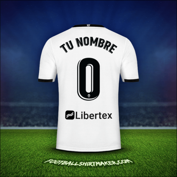 Camiseta Valencia CF 2020/21 -  tu nombre - 0