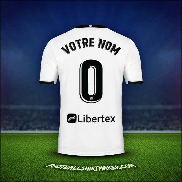 Maillot Valencia CF 2020/21 -  votre nom - 0