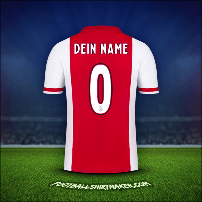 Trikot AFC Ajax 2020/21 -  dein name - 0