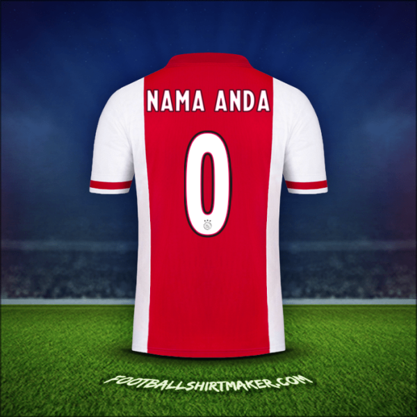 Jersey AFC Ajax 2020/21 -  nama anda - 0