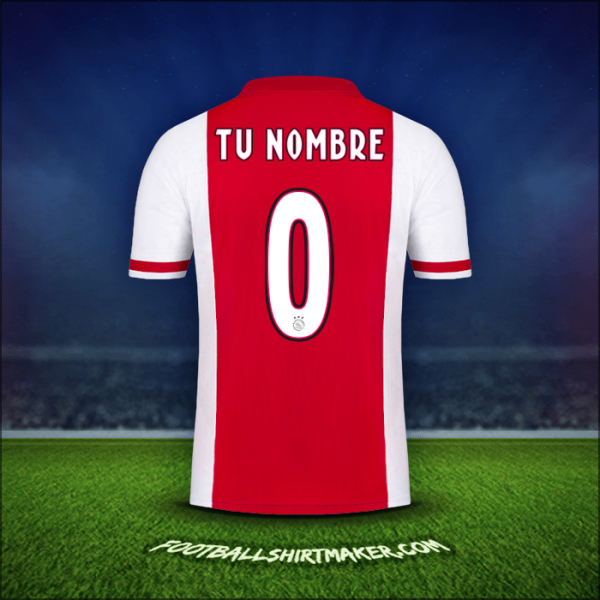Jersey AFC Ajax 2020/21 -  tu nombre - 0
