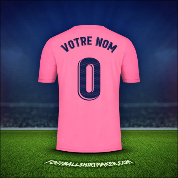 Maillot Real Madrid CF 2020/21 Extérieur -  votre nom - 0