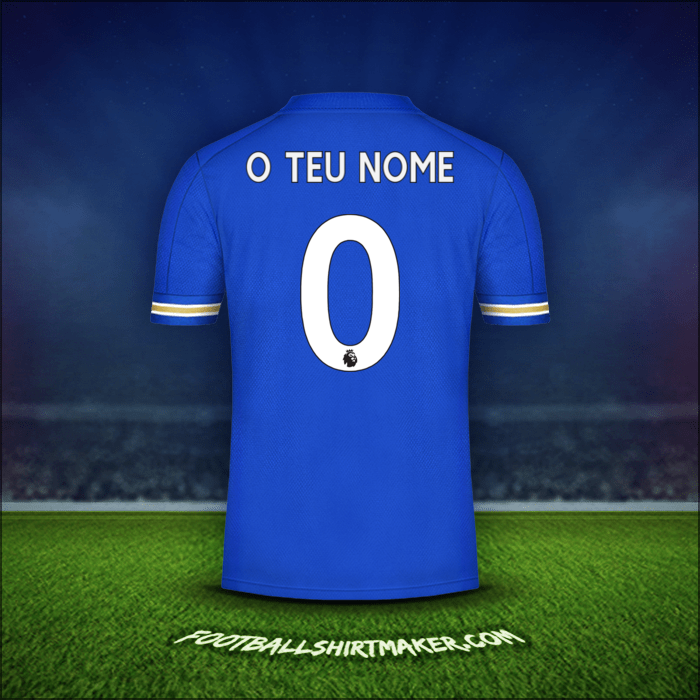 Camisola Leicester City FC 2020/21 -  o teu nome - 0