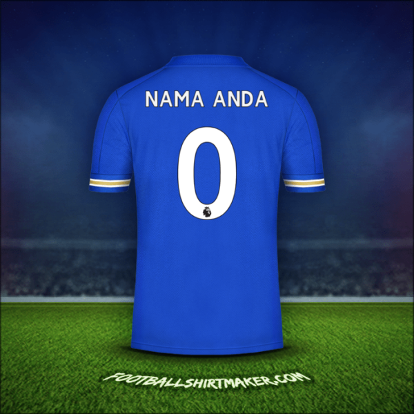 Jersey Leicester City FC 2020/21 -  nama anda - 0