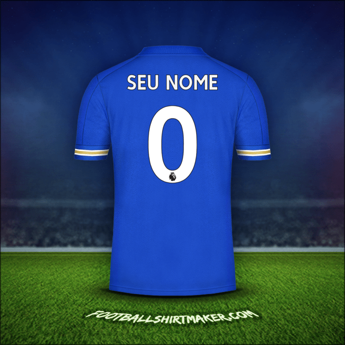 Camisa Leicester City FC 2020/21 -  seu nome - 0