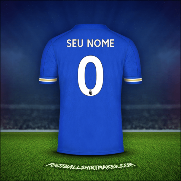 Camisa Leicester City FC 2020/21 -  seu nome - 0