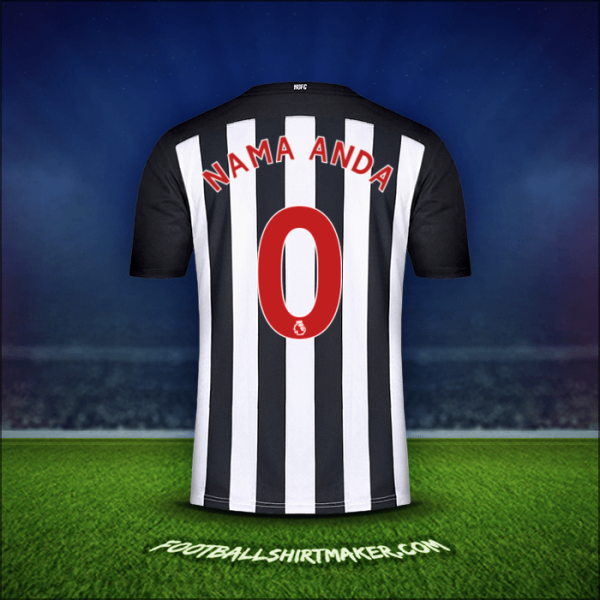 Jersey Newcastle United FC 2020/21 -  nama anda - 0