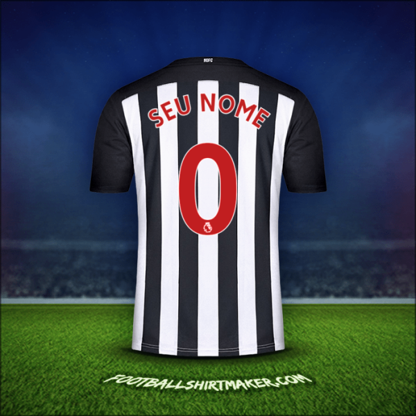 Camisa Newcastle United FC 2020/21 -  seu nome - 0