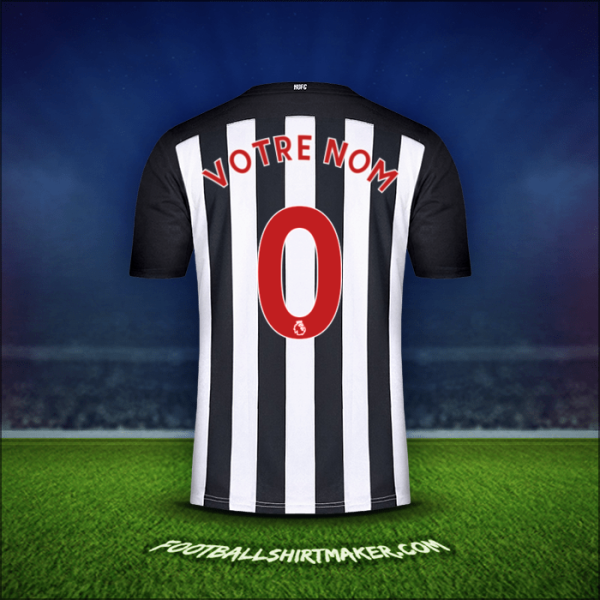 Maillot Newcastle United FC 2020/21 -  votre nom - 0