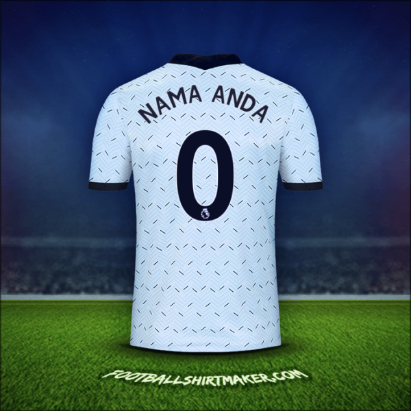 Jersey Chelsea 2020/21 Alternatif -  nama anda - 0