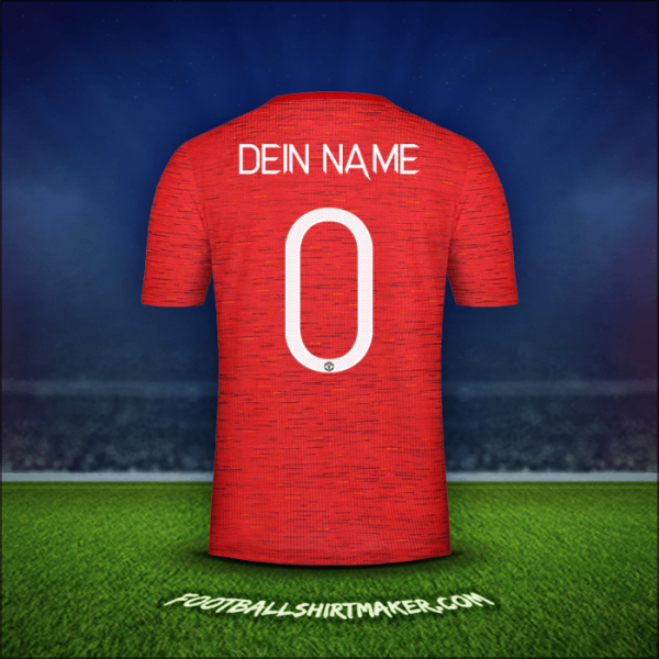 Trikot Manchester United Cup 2020/21 -  dein name - 0