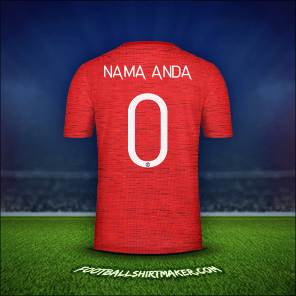 Jersey Manchester United Cup 2020/21 -  nama anda - 0