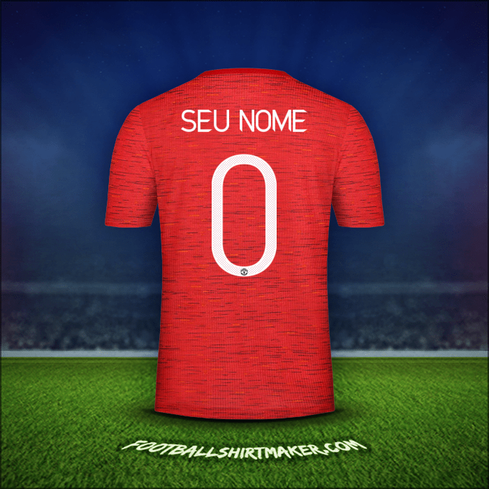 Camisa Manchester United Cup 2020/21 -  seu nome - 0