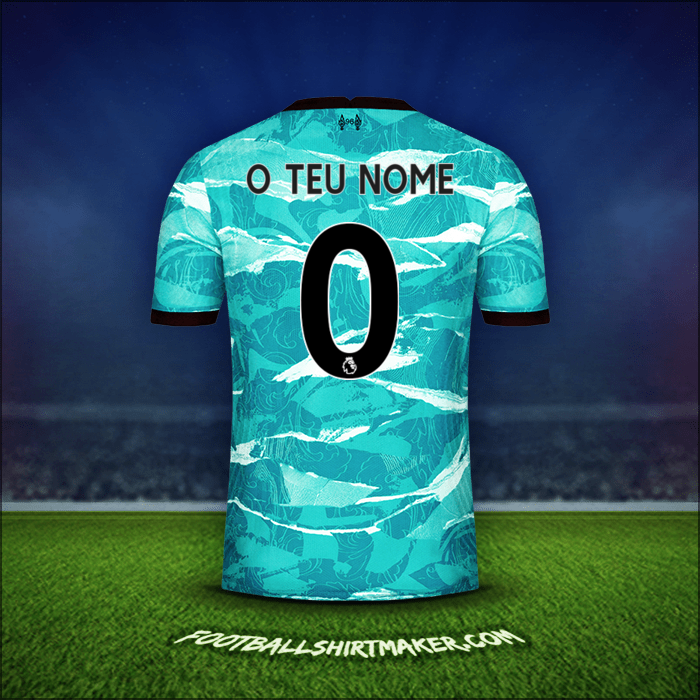 Camisola Liverpool FC 2020/21 Alternativa -  o teu nome - 0